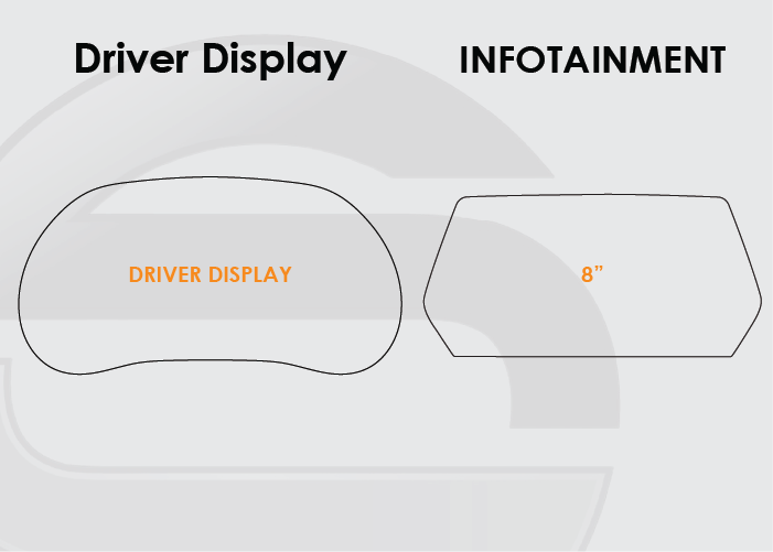 2020-2023 Chevrolet Blazer Screen ProTech Kit Driver Display 8in Infotainment