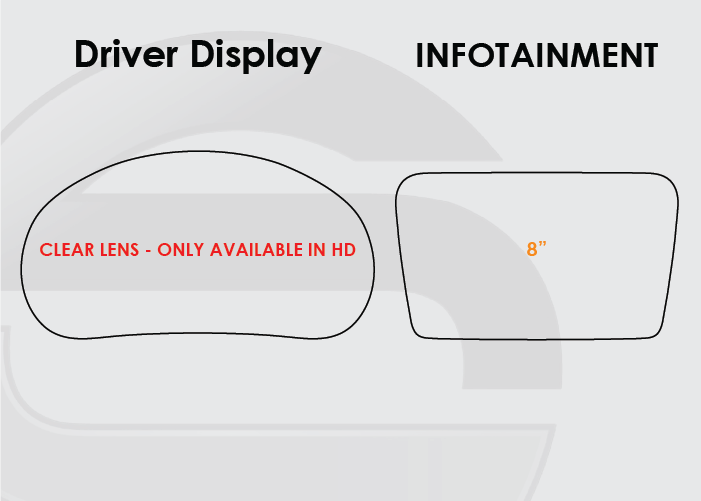 2018-2024 Chevy Equinox Screen ProTech Kit Driver Display 8in Infotainment