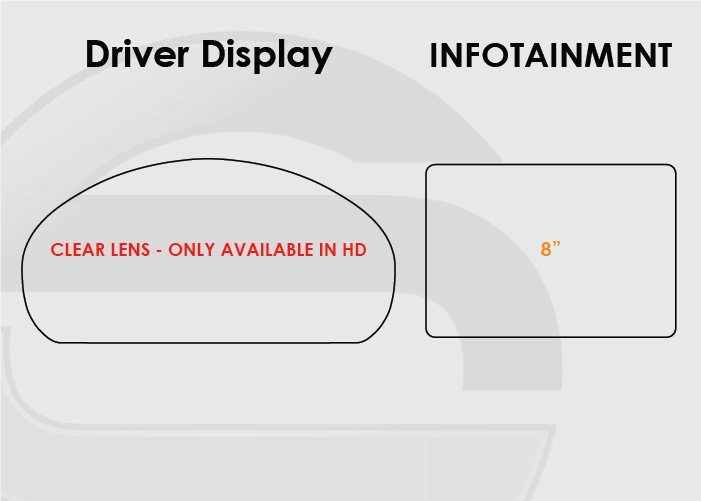 2021-2025 Ford Bronco Sport Driver Display 8in Infotainment