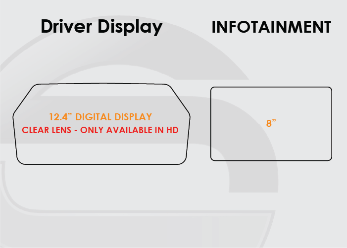 2021-2023 Ford F150 Screen ProTech Kit Digital Driver Display 8in Infotainment