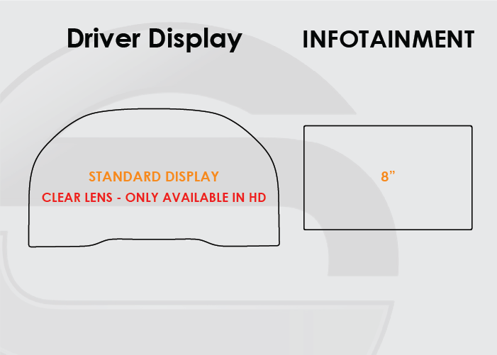 2019-2021 GMC Sierra Screen ProTech Kit Standard Driver Display 8in Infotainment