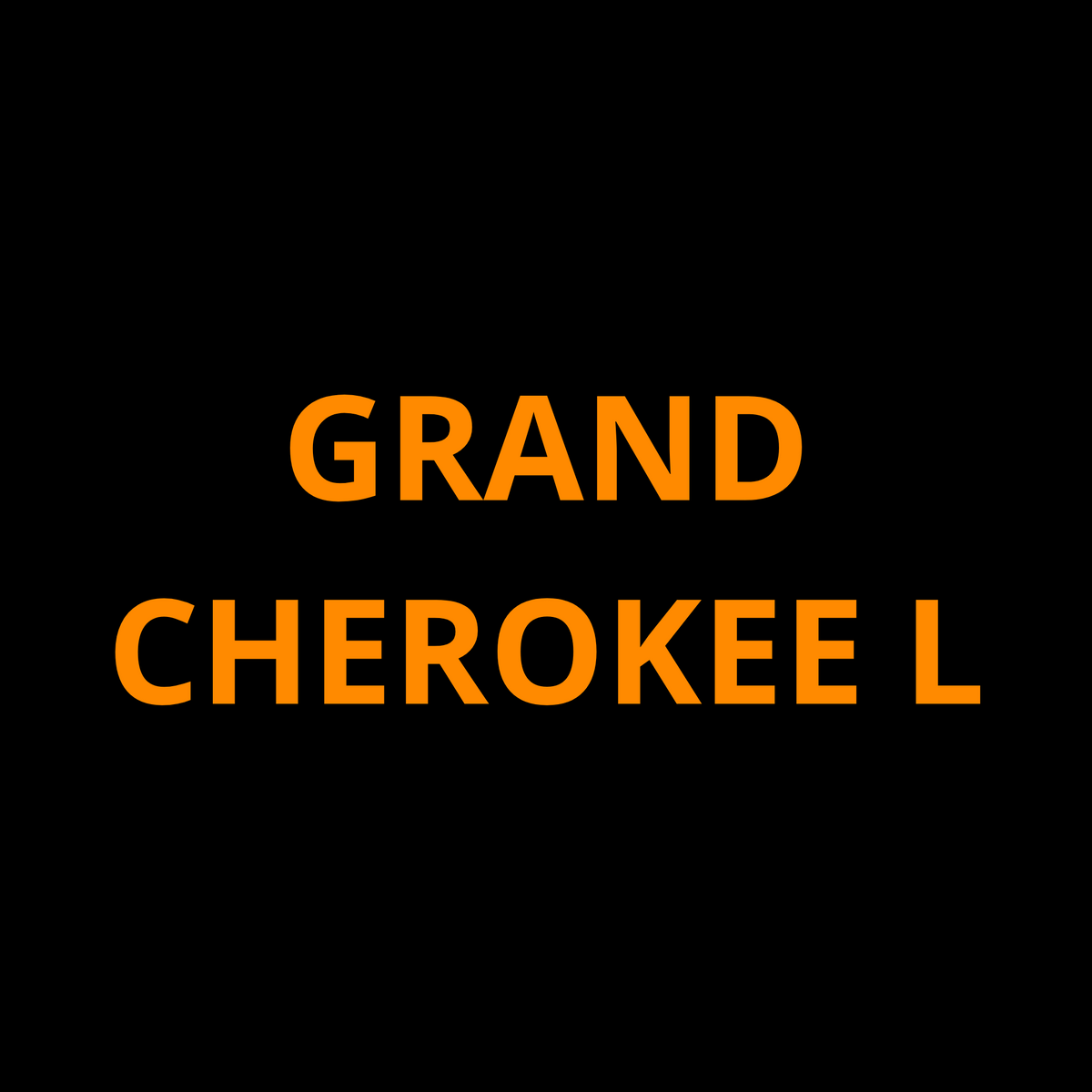 Jeep Grand Cherokee L Screen ProTech Kit