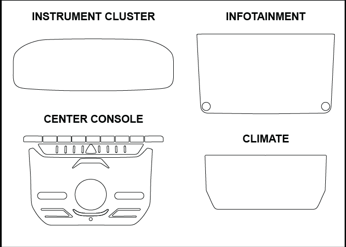 Jeep Grand Wagoneer Screen ProTech Kit