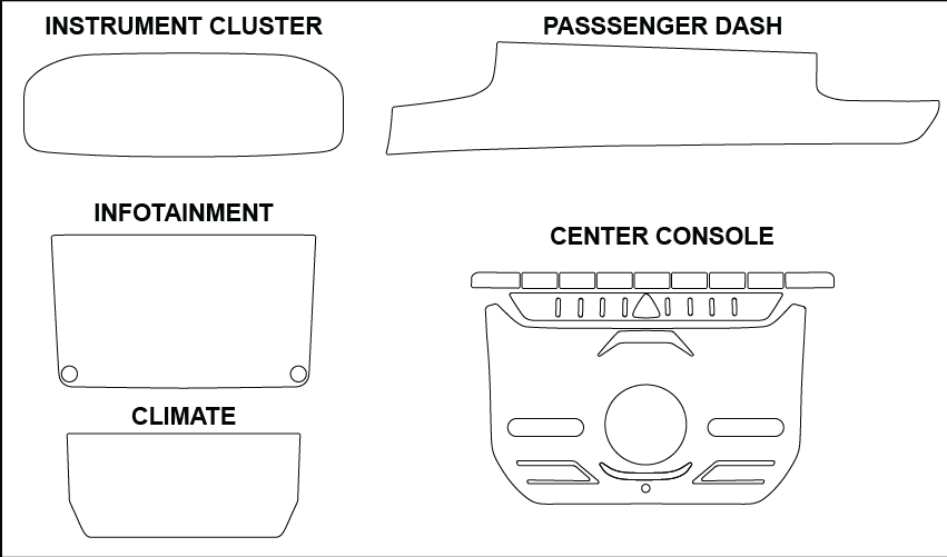 Jeep Grand Wagoneer Screen ProTech Kit