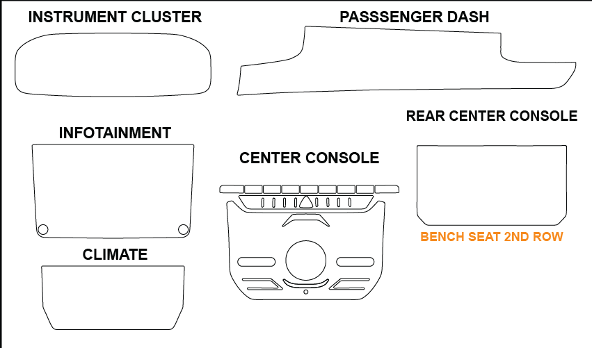 Jeep Grand Wagoneer Screen ProTech Kit