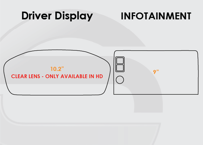 2026 Honda Accord Screen ProTech Kit Driver Display 9" Infotainment. Shields your screens from scratches and helps reduce greasy fingerprints.
