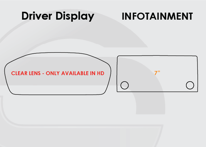 2023-2025 Honda CRV Screen ProTech Kit Driver Display 7in Infotainment