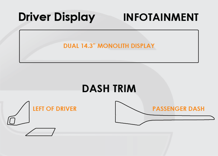 2025-2026 Infiniti QX80 Screen ProTech Kit 14.3" Monolith Screen with dash protectors. Screen Protectors to. Keeps your screens clearer by resisting scratches and minimizing fingerprints and smudges.