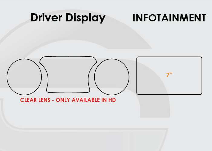 2020-2023 Jeep Gladiator Screen ProTech Kit Driver Display 7in Infotainment