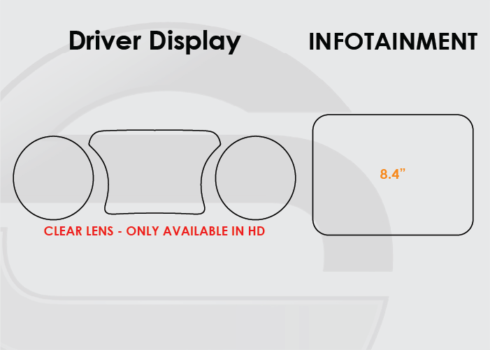 2020-2023 Jeep Gladiator Screen ProTech Kit Driver Display 8.4in Infotainment