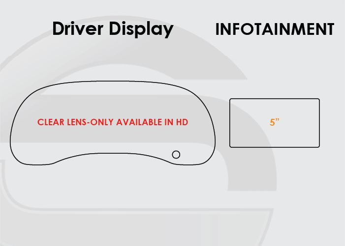 2011-2018 Jeep Wrangler Screen ProTech Kit Driver Display 5in Infotainment
