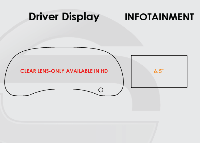 2011-2018 Jeep Wrangler Screen ProTech Kit Driver Display 6.5in Infotainment