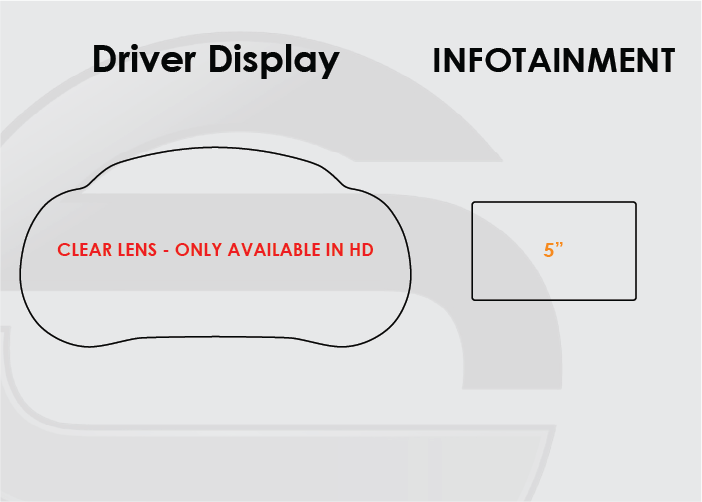 2016-2020 Kia Optima Screen ProTech Kit Driver Display 5in Infotainment