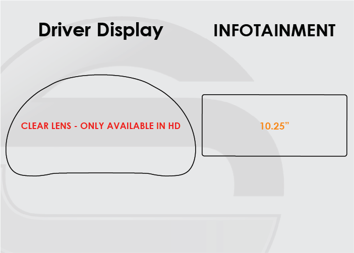 2021-2023 Kia Seltos Screen ProTech Kit Driver Display 10.25in Infotainment