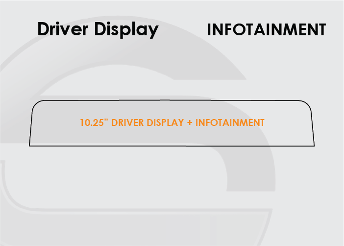 2024-2025 Kia Seltos Screen ProTech Kit Driver Display 10.25in Infotainment