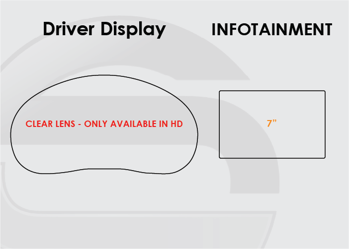 2020-2022 Kia Sportage Screen ProTech Kit Driver Display 7in Infotainment