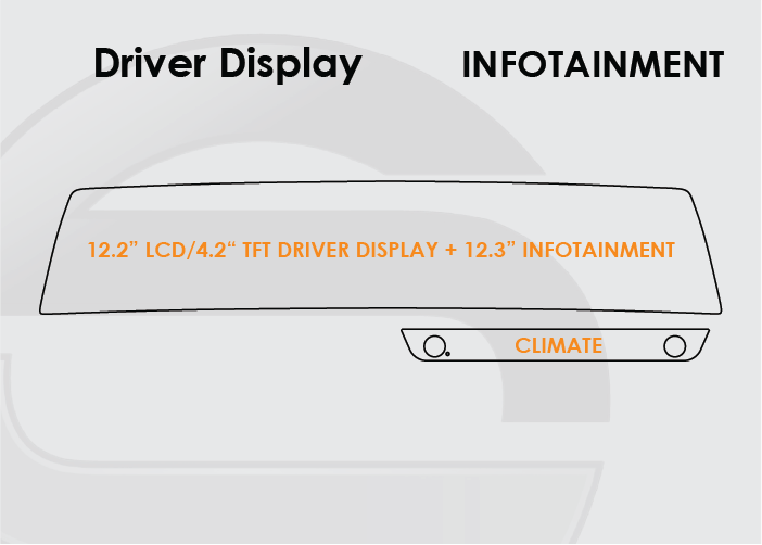 2023-2025 Kia Sportage Screen ProTech Kit 12.2in LCD Driver Display 12.3in Infotainment. Protects against everyday scratches and reduces fingerprint buildup on screens.