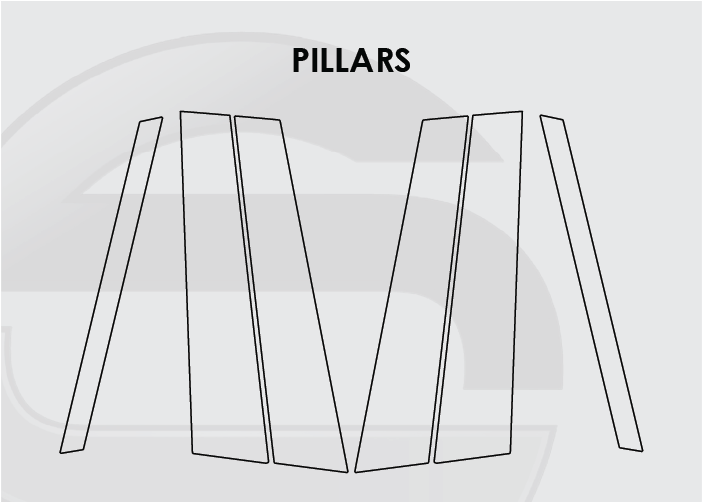 2022-2025 Land Rover Range Rover Screen ProTech Kit Pillars