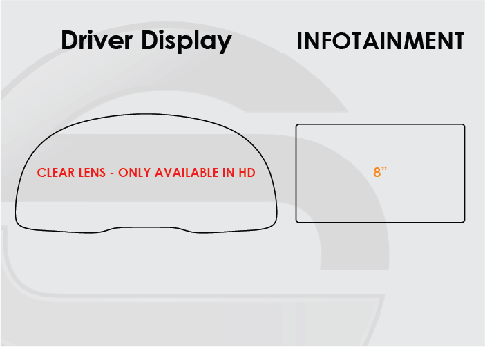 2013-2018 Lexus ES Screen ProTech Kit Driver Display 8in Infotainment