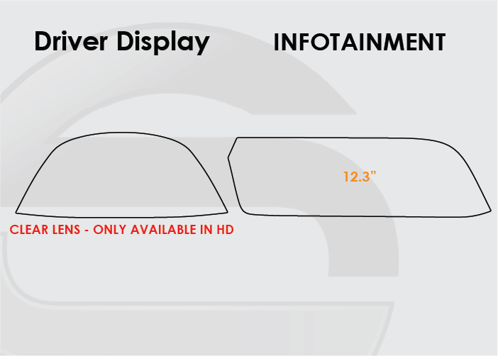 2019-2021 Lexus ES Screen ProTech Kit Driver Display 12.3in Infotainment