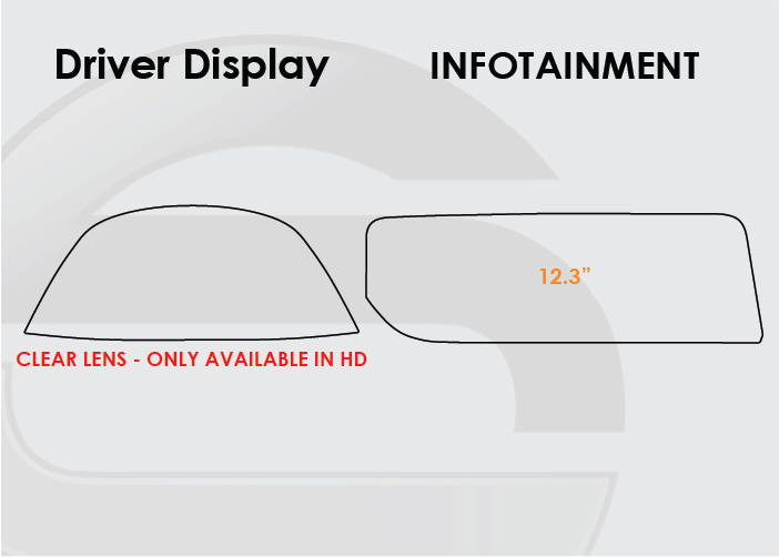 2022-2025 Lexus ES Screen ProTech Kit Driver Display 12.3in Infotainment