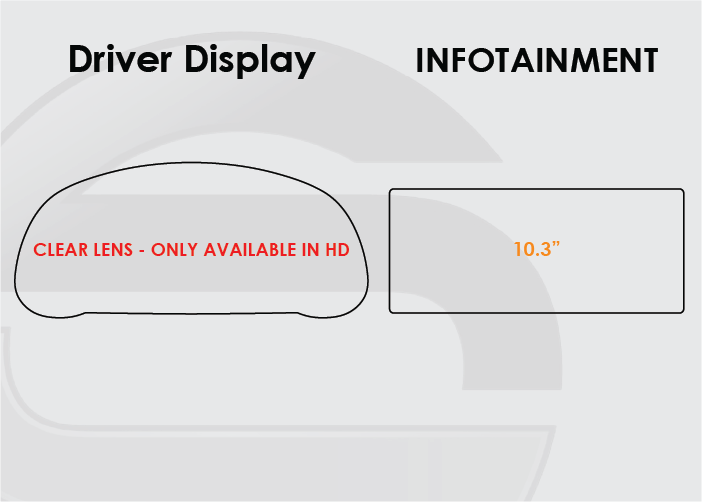 2014-2020 Lexus IS Screen ProTech Kit Driver Display 10.3in Infotainment
