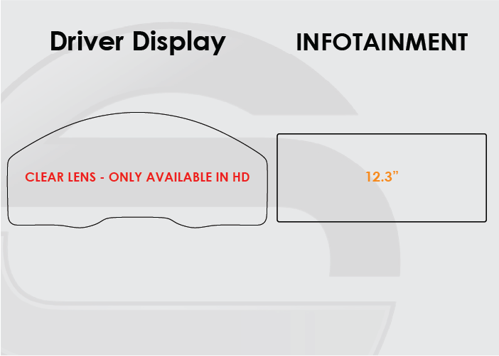 2016-2021 Lexus LX Screen ProTech Kit Driver Display 12.3in Infotainment