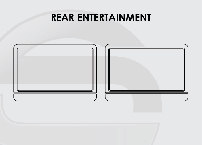 2016-2021 Lexus LX Screen ProTech Kit Rear Entertainment