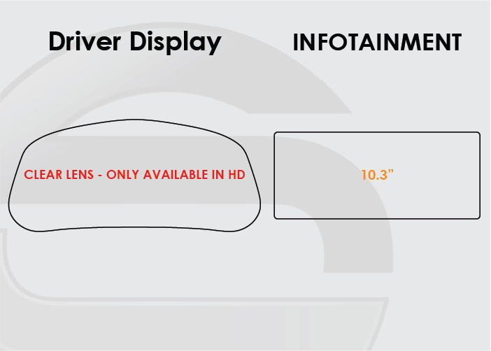 2018-2021 Lexus NX Screen ProTech Kit Driver Display 10.3in Infotainment