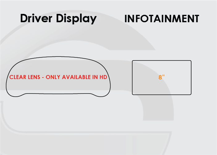 2016-2019 Lexus RX Screen ProTech Kit Driver Display 8in Infotainment
