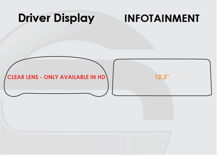 2020-2022 Lexus RX Screen ProTech Kit Driver Display 12.3in Infotainment