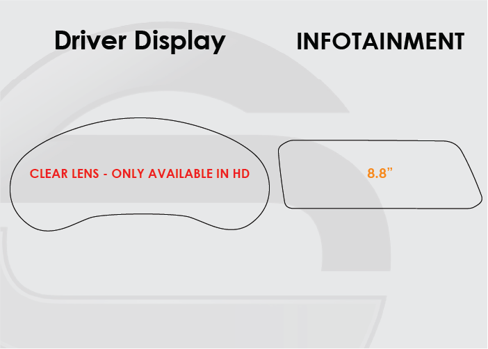 2019-2025 Mazda 3 Screen ProTech Kit Driver Display 8.8in Infotainment