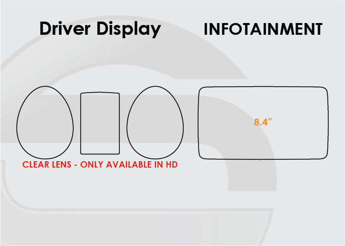 2019 Mercedes AMG GT Screen ProTech Kit Digital Driver Display 8.4 Infotainment