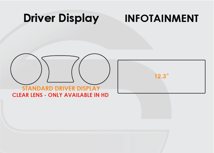 2019-2023 Mercedes Benz Screen ProTech Kit Driver Display 12.3" Infotainment