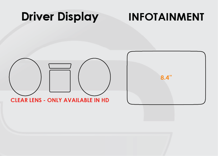 2017-2018 Mercedes G Class Screen ProTech Kit Driver Display 8.4in Infotainment