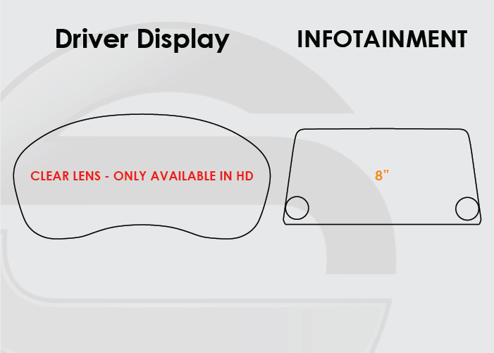 2019-22 Nissan Altima Screen ProTech Kit Driver Display 8in Infotainment