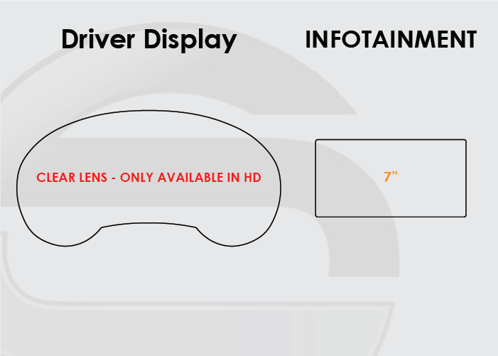 2016-18 Nissan Altima Screen ProTech Kit Driver Display 7in Infotainment