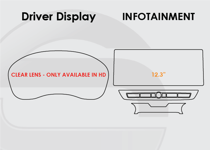2023-2025 Nissan Altima Screen ProTech Kit Driver Display 12.3in Infotainment