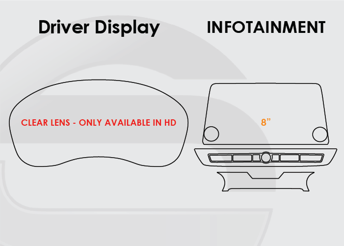 2023-2025 Nissan Altima Screen ProTech Kit Driver Display 8in Infotainment