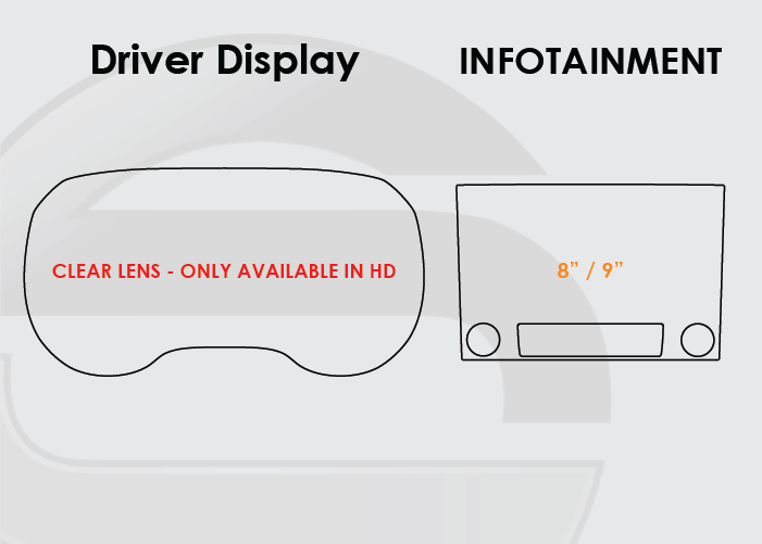2022-2024 Nissan Frontier Screen ProTech Kit Driver Display 8in Infotainment