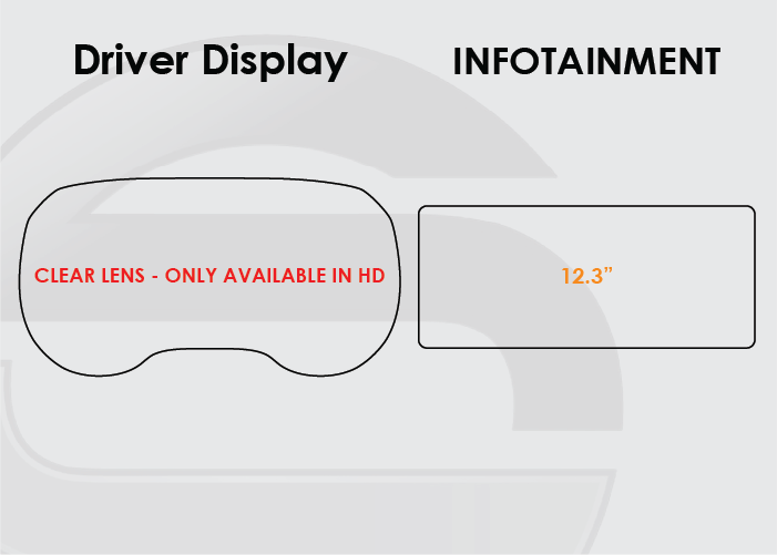 2025 Nissan Frontier Screen ProTech Kit Driver Display 12.3in Infotainment
