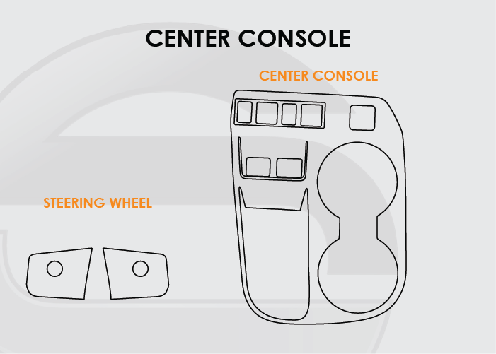 2025 Nissan Murano Screen ProTech Kit Center Console Steering Wheel