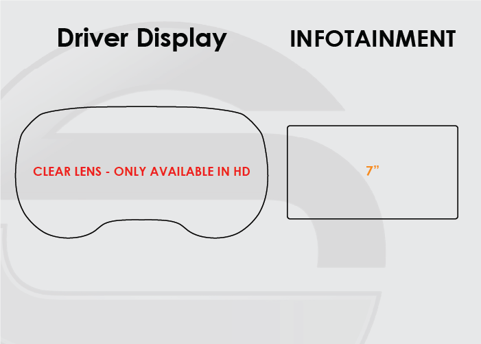 2016-2019 Nissan Titan Screen ProTech Kit Driver Display Infotainment