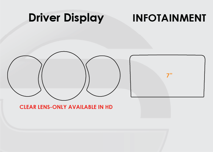 2017-2025 Porsche 718 Screen ProTech Kit Driver Display Infotainment