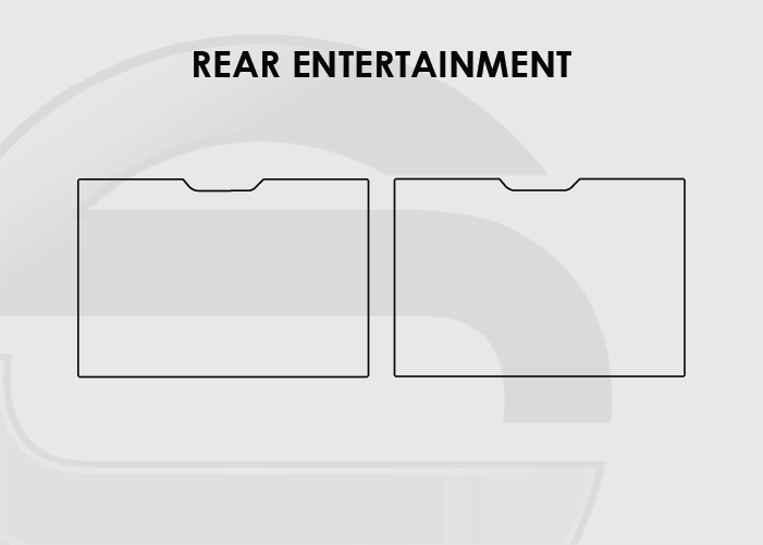 2019-2023 Porsche Cayenne Screen ProTech Kit Rear Entertainment
