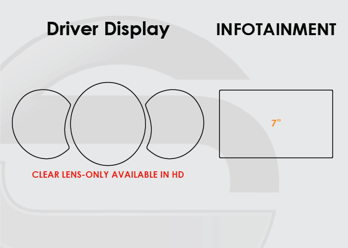 2017-2018 Porsche Macan Screen ProTech Driver Display 7in Infotainment
