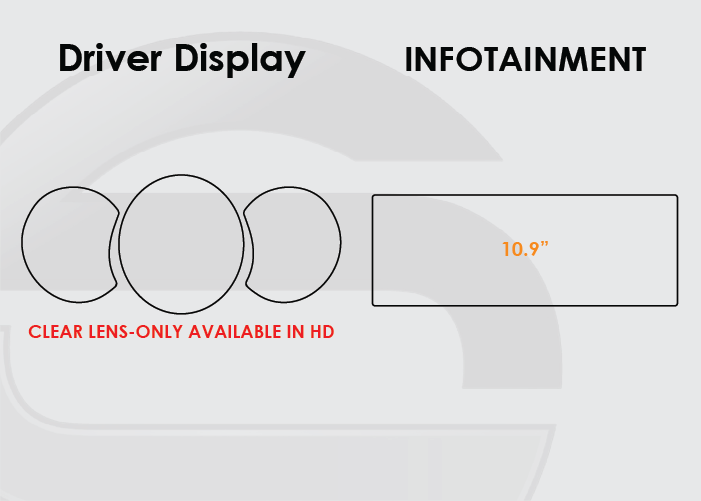 2019-2025 Porsche Macan Screen ProTech Driver Display 10.9in Infotainment