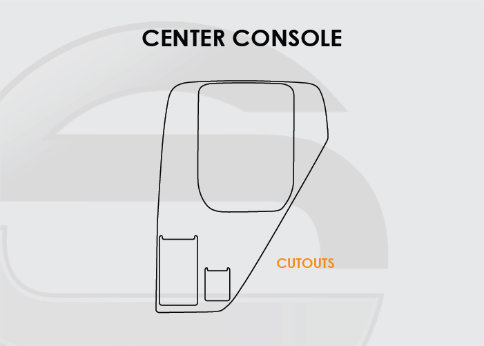 Subaru Crosstrek Center Console Film Only Screen ProTech Kit