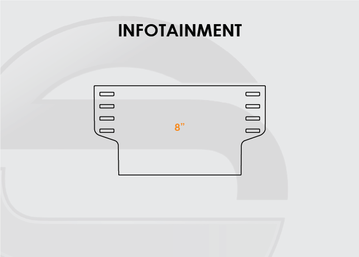 2020-2024 Toyota 4Runner Screen ProTech Kit 8in Infotainment