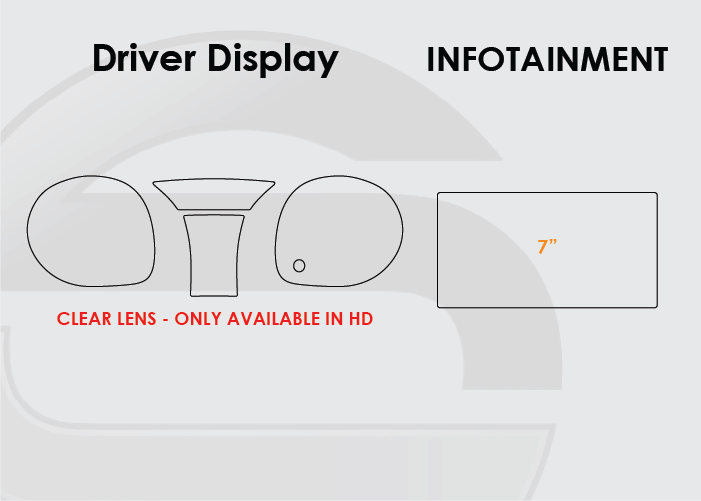 2015-2018 Toyota Avalon Screen ProTech Kit Driver Display 7in Infotainment